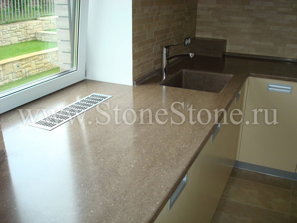 ���������� �� �������������� ����� Corian Sienna Brown