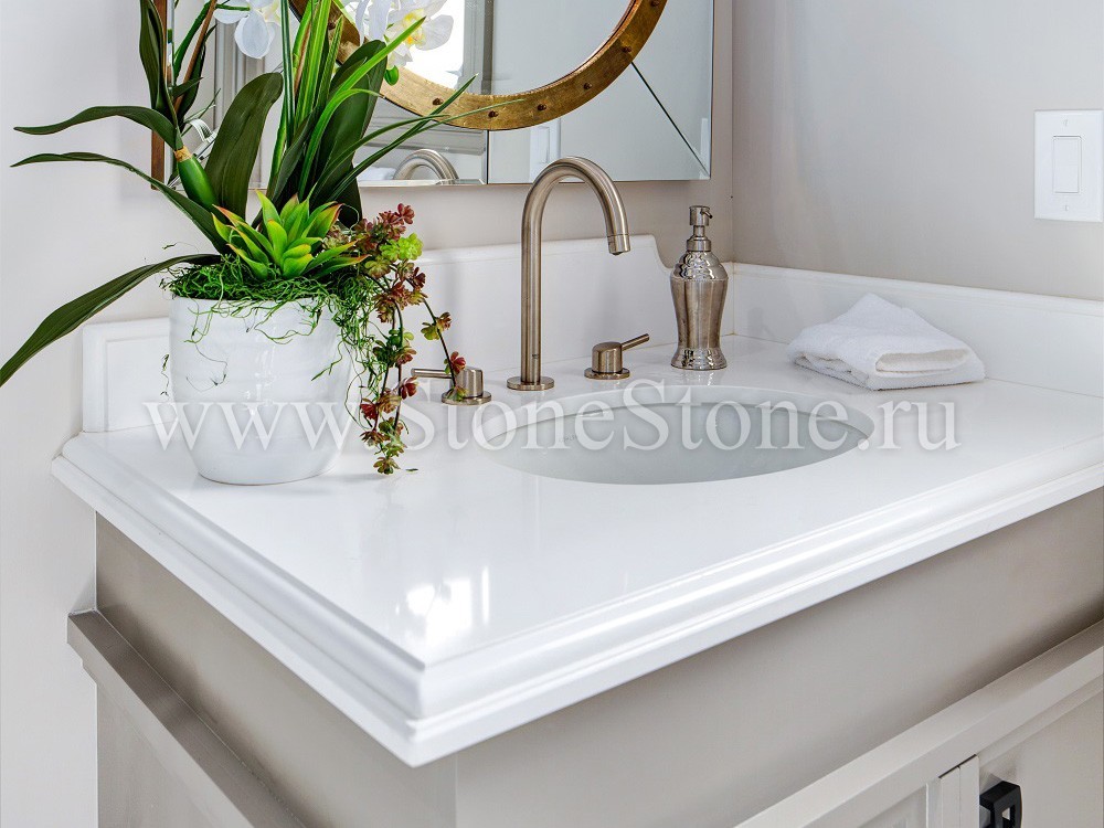 ���������� �� ������ Technistone Crystal Polar White